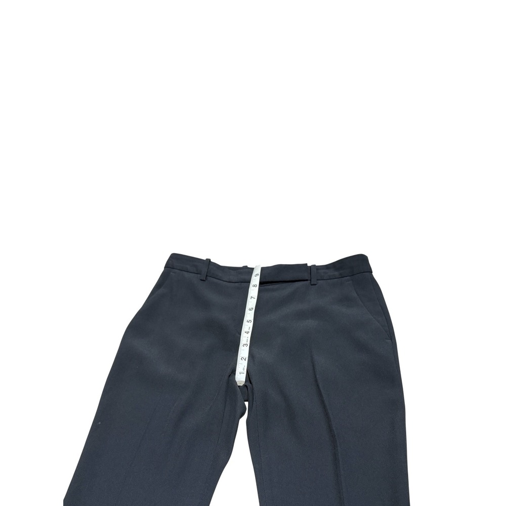 Alexander McQueen Black Crepe Tailored Flared Bootcut Pants IT 38 US 2 Hook Tab - Picture 9 of 10